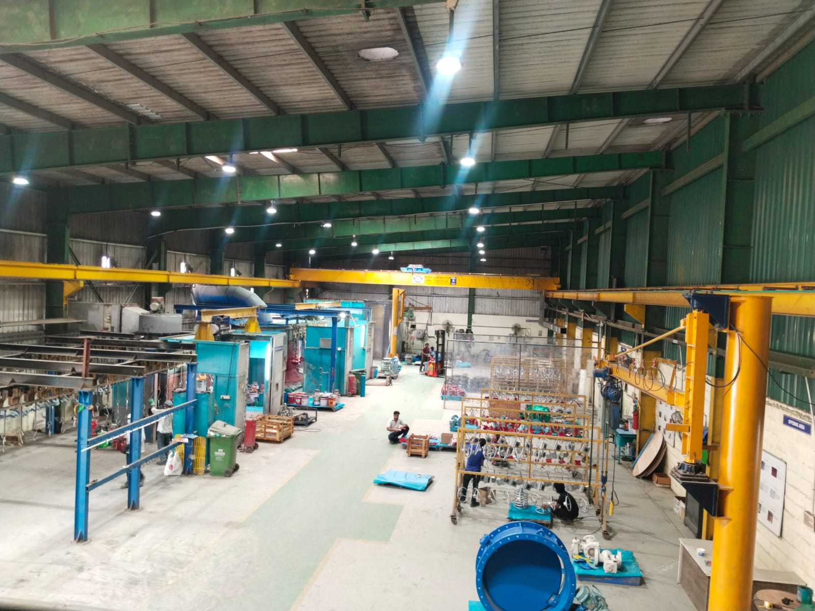 Current overview of the Unit 1 production floor