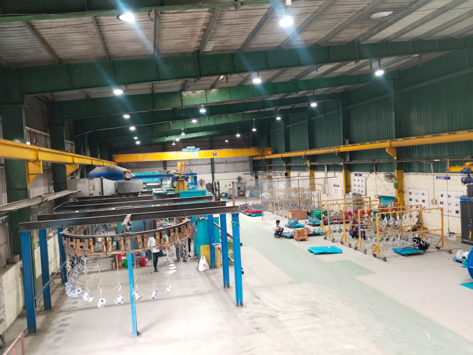 Unit 1 production and component-handling area