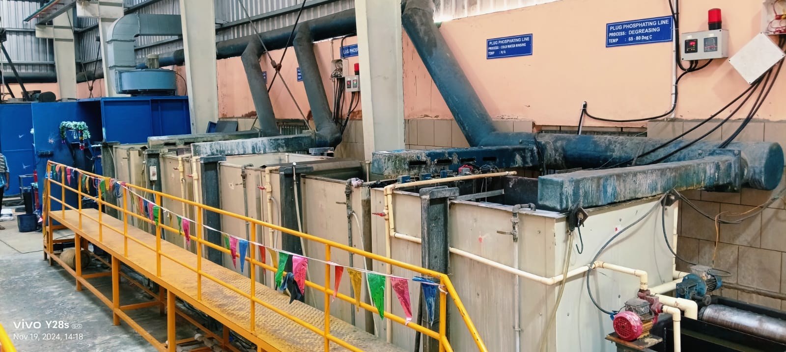 Detailed view of the Unit 2 treatment line